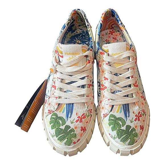 Farm Rio Copacabana Platform Sneaker size 9.5 - Picture 6 of 8